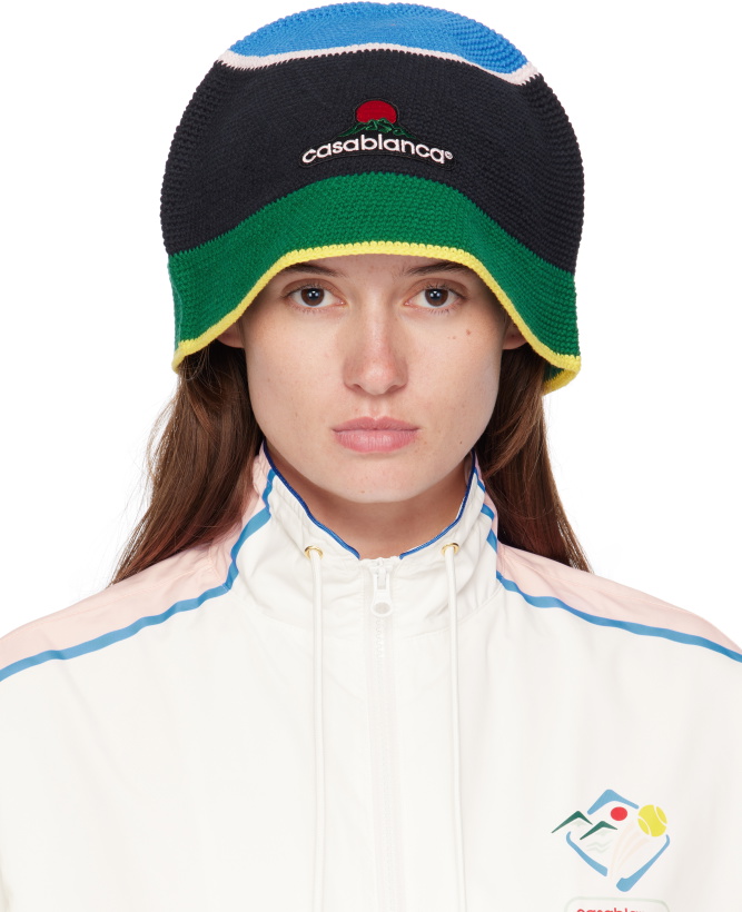 Photo: Casablanca Multicolor Crochet Bucket Hat