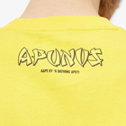 Men's AAPE x Bruce Lee By A Bathing Ape T-Shirt in Yellow