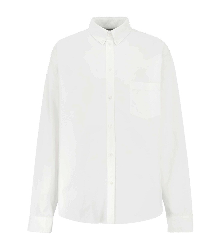 Photo: Balenciaga - Large-fit cotton poplin shirt