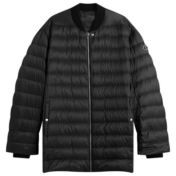 Photo: Rick Owens x Moncler Flight Parka Jacket in Black