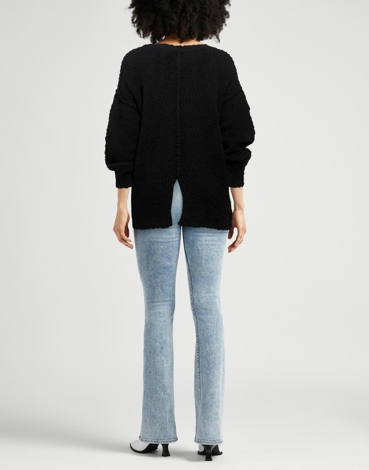 Manila Grace Womens Sweater in Black