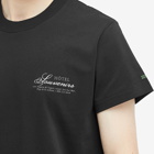 A.P.C. Men's x JJJJound Hotel Souvenirs T-Shirt in Black