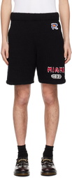 RICE NINE TEN Black College Shorts