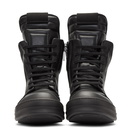 Rick Owens Black Geobasket High-Top Sneakers