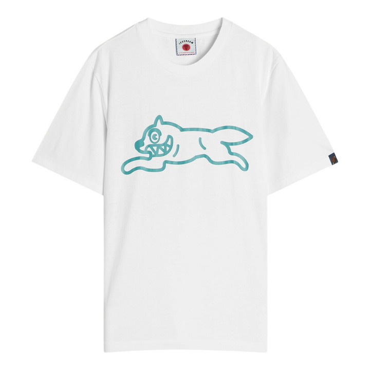 Photo: ICECREAM Men's Running Dog T-Shirt in White