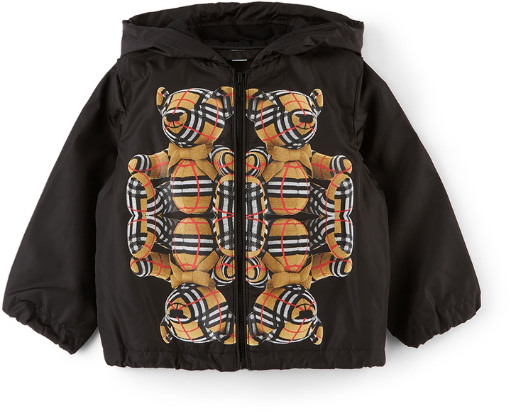 Photo: Burberry Baby Black Thomas Bear Print Jacket