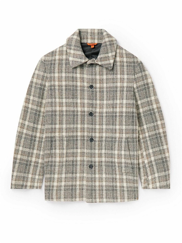 Photo: Barena - Checked Wool-Blend Shirt Jacket - Neutrals