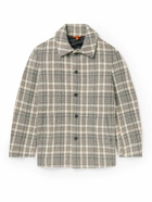 Barena - Checked Wool-Blend Shirt Jacket - Neutrals