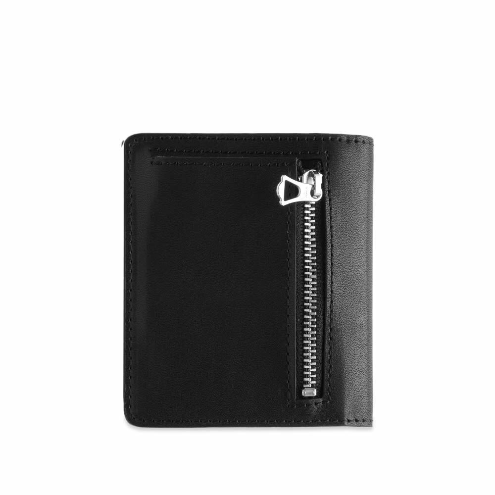 小物 NEIGHBORHOOD LEATHER WALLET Neighborhood Men's Leather Micro Wallet in Black Neighborhood