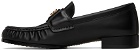 Givenchy Black 4G Leather Loafers