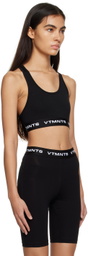 VTMNTS Black Logo Sport Bra