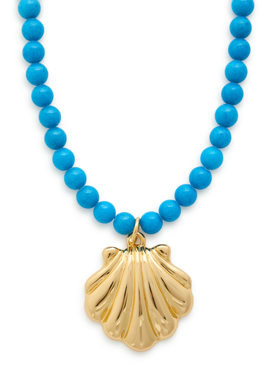 Timeless Pearly Beaded 24kt Gold-plated Necklace - One Size