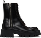 Balenciaga Black Tractor Boots