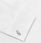 Asprey - Mouse and Cheese Gold-Gilded Sterling Silver Cufflinks - Silver