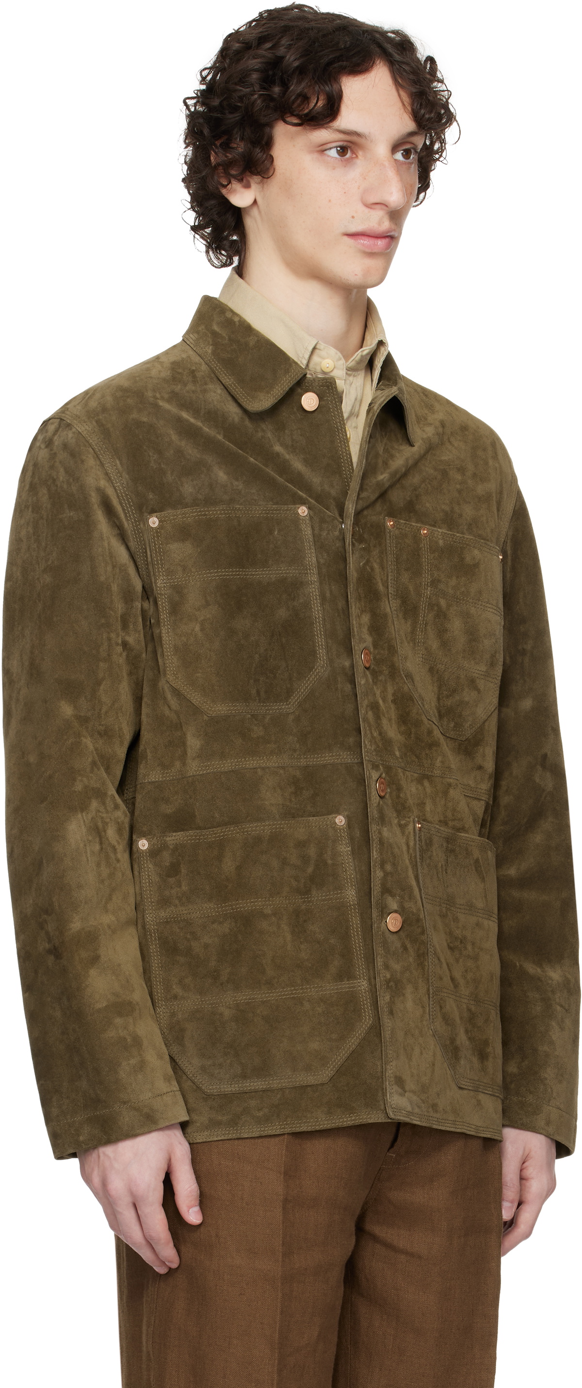 ジャケット・アウター COTTON WREATH SUEDE WELDING JACKET Airgas - REV30WCL - Black Stallion® Large Brown Split Cowhide Jacket