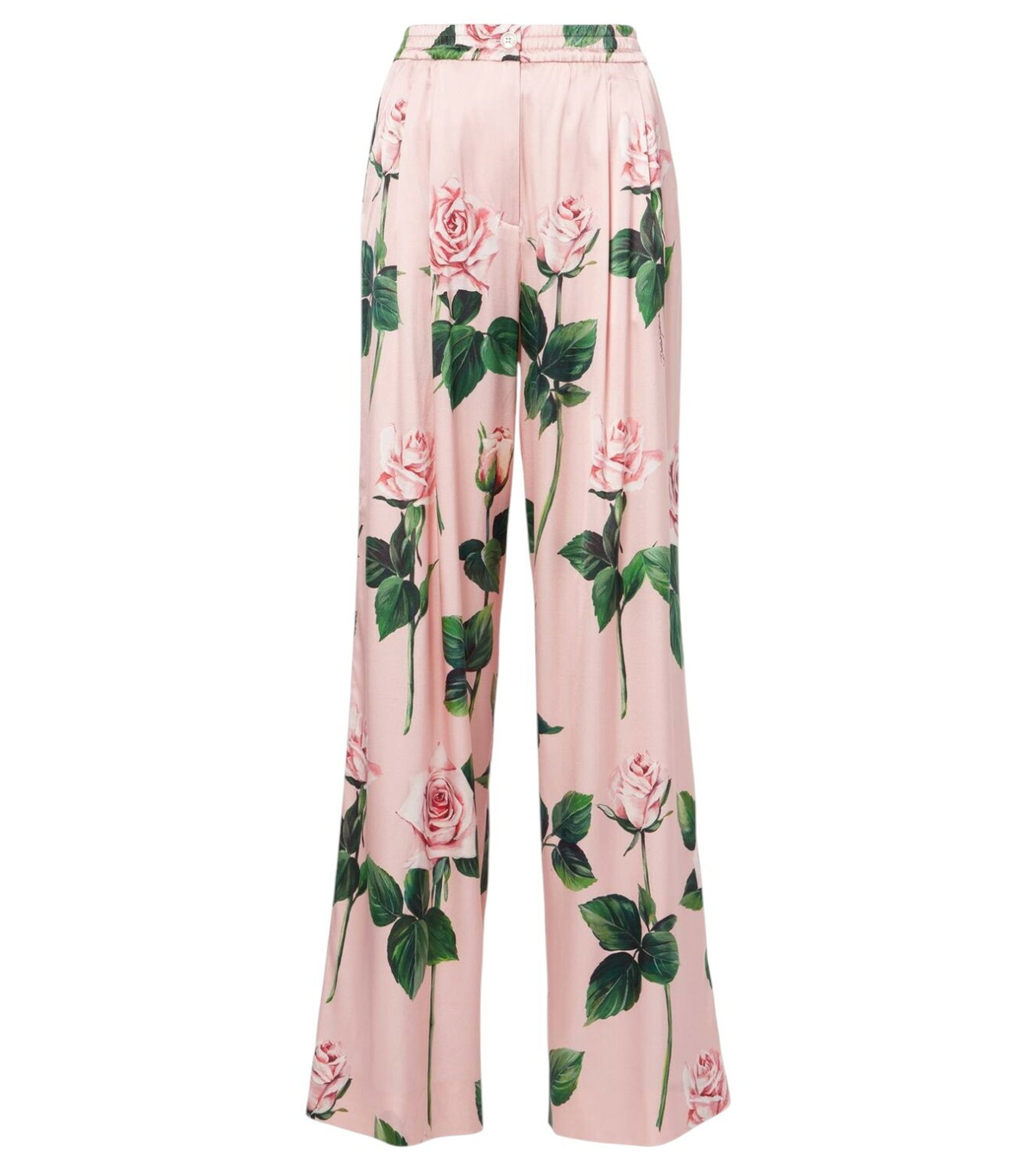 Dolce & Gabbana White Floral Cutout Dress Sicily Pants