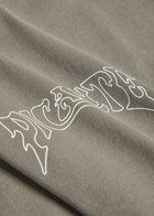 Picante Sacramento Printed Cotton T-shirt Grey