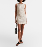 Faithfull Iria polka-dot linen minidress