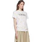 Loewe White Floral Logo T-Shirt