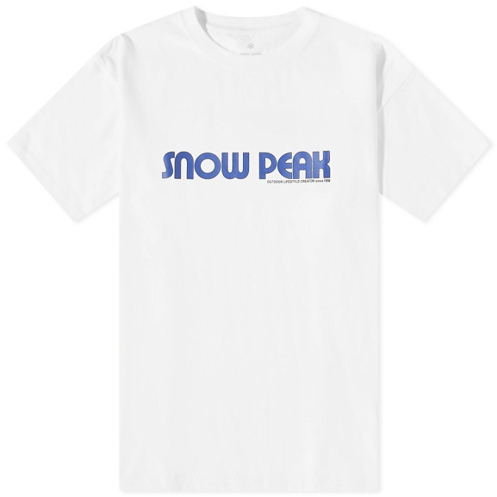 Photo: Snow Peak Men's Land Station T-Shirt in White
