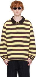Still Kelly Yellow & Brown Oversized Polo