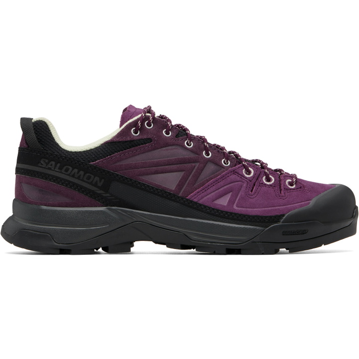 Photo: Salomon Purple X-Alp Leather Sneakers