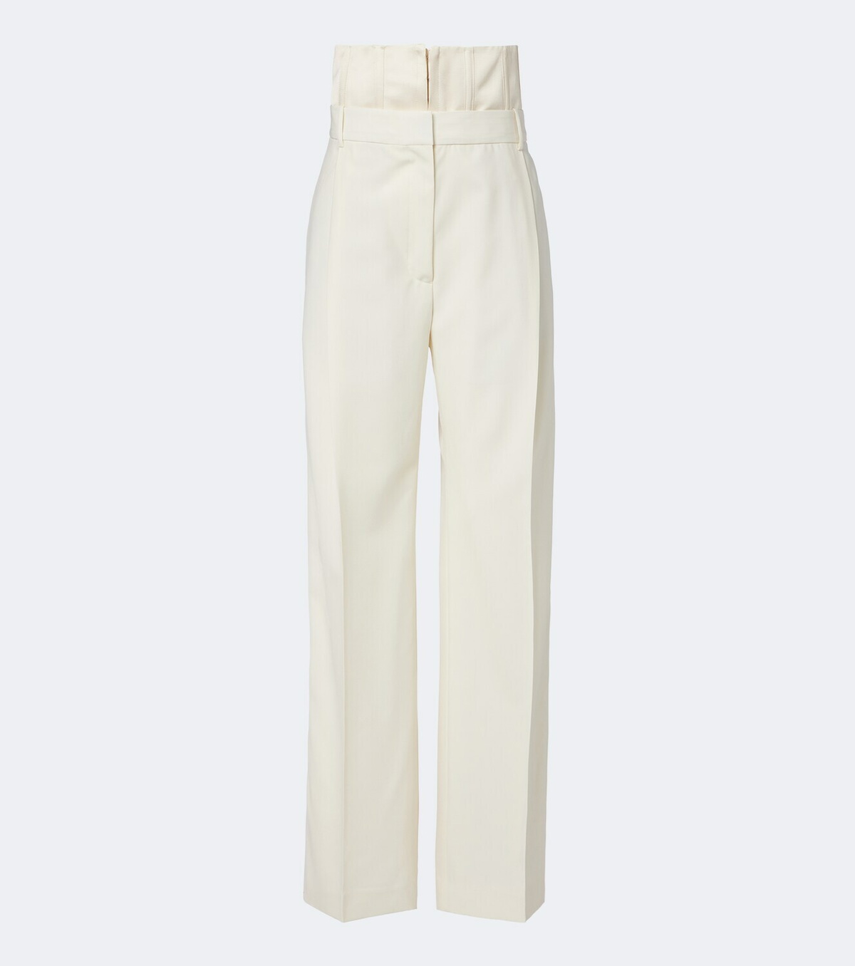 Róhe High-rise wide-leg virgin wool pants