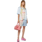 Im Sorry by Petra Collins SSENSE Exclusive Blue Graphic Shirt and Shorts Set