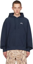 Stüssy Navy Embroidered Hoodie