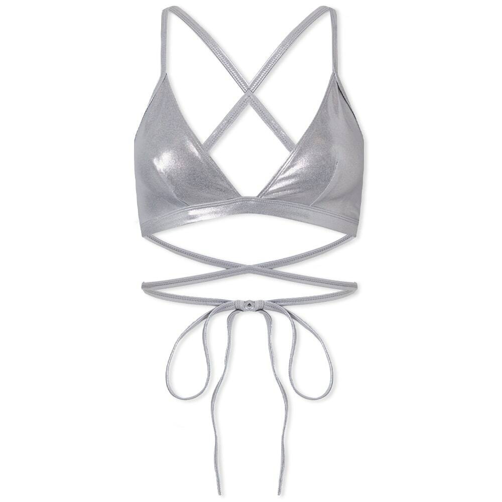 Women's Solanges Bikini Top In Silver