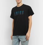 AMIRI - Logo-Print Cotton-Jersey T-Shirt - Black