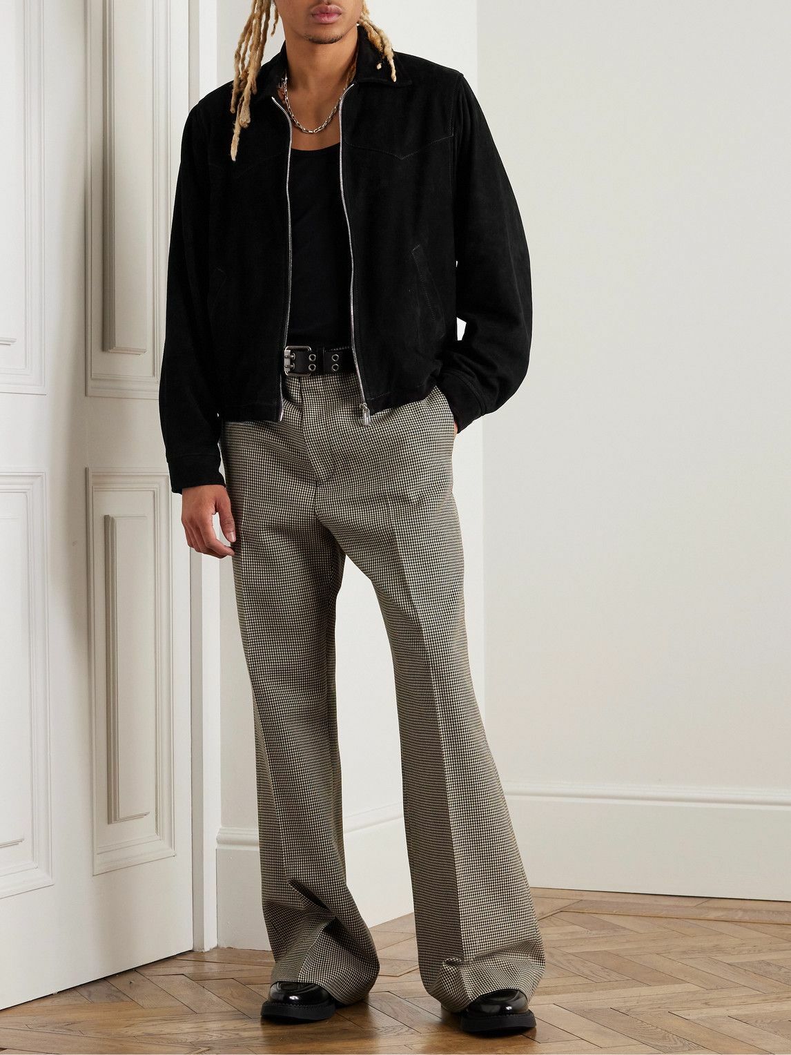 Enfants Riches Déprimés - Suede Western Jacket - Black Enfants  