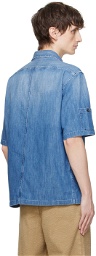 Barena Blue Nodola Denim Shirt