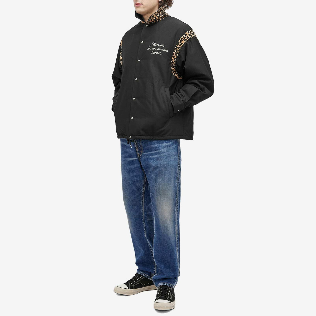 Visvim Men's Coach Jacket in Black Visvim