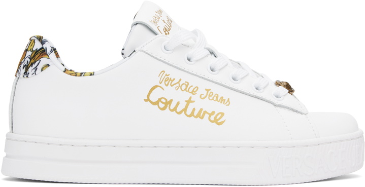 Photo: Versace Jeans Couture White Court 88 Sneakers