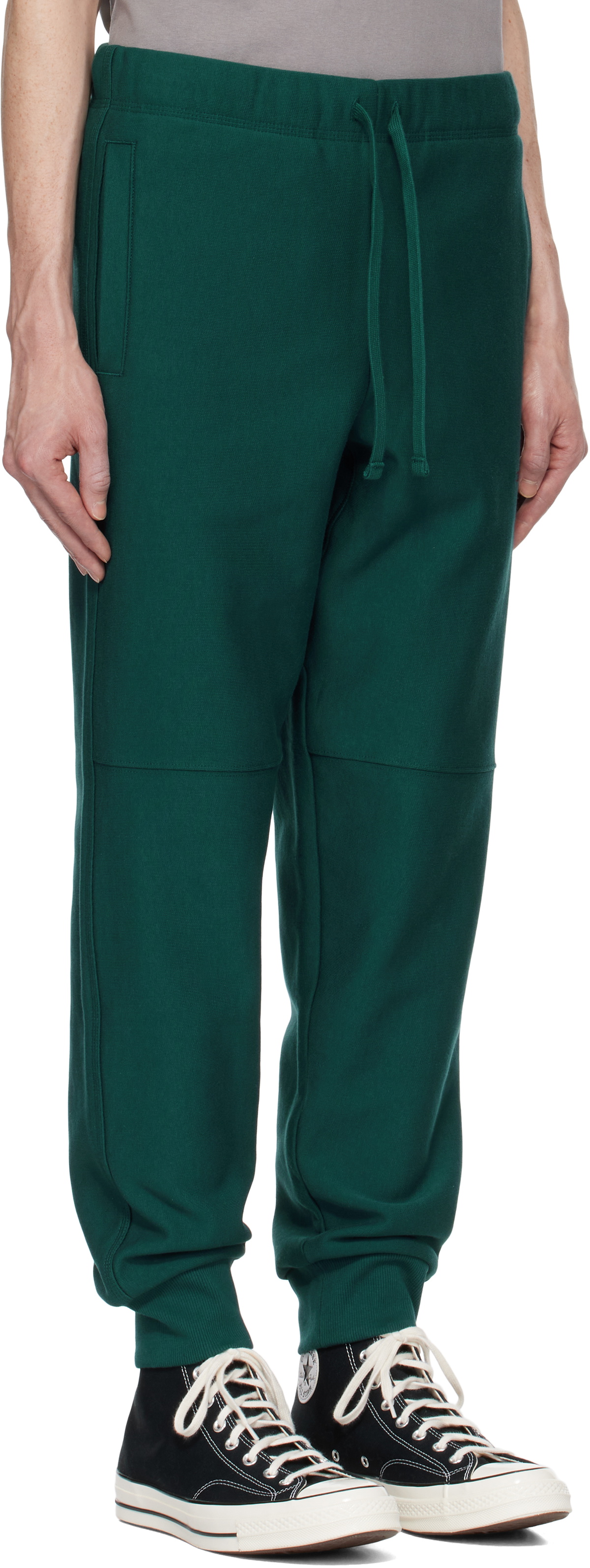 Carhartt Work In Progress Green American Script Sweatpants