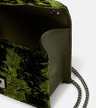 Oscar de la Renta Tro Mini velvet crossbody bag