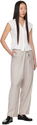 LOW CLASSIC White Cap Sleeve Blouse