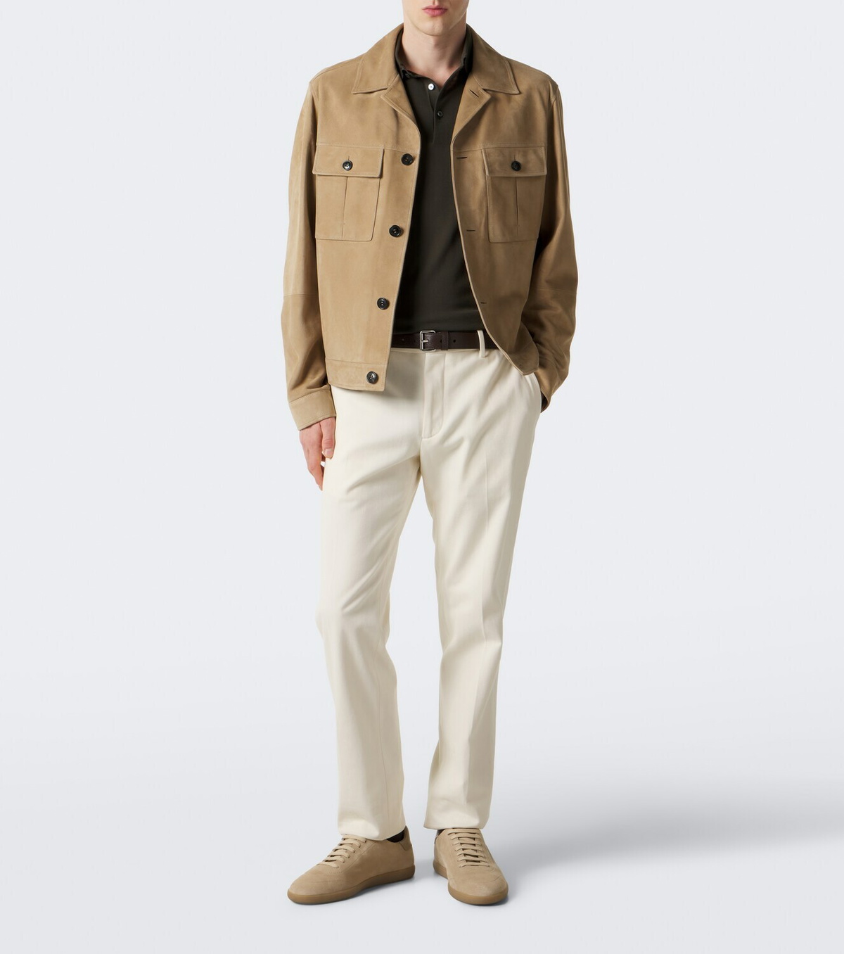 Zegna Wool piqué polo shirt