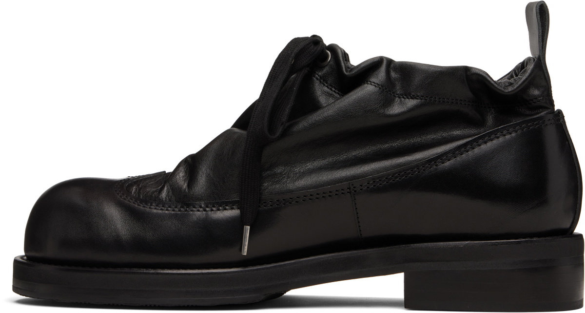 Comme des Garçons Homme Plus Black KIDS LOVE GAITE Edition Leather Derbys