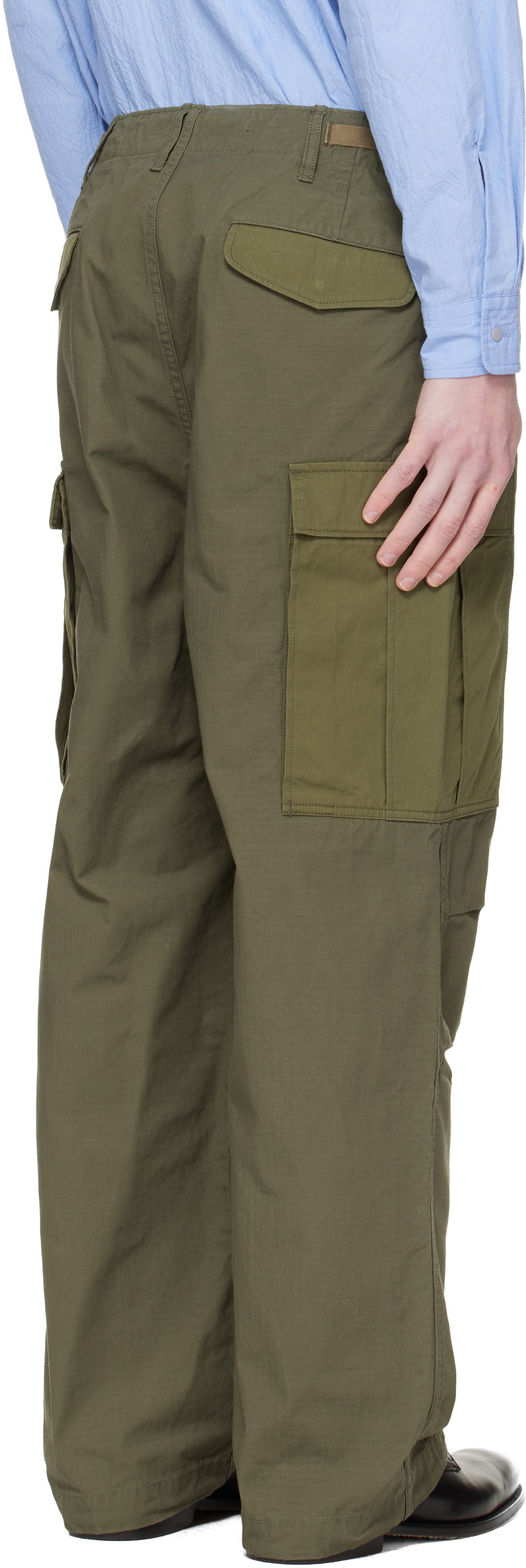 nanamica Khaki Ripstop Cargo Pants