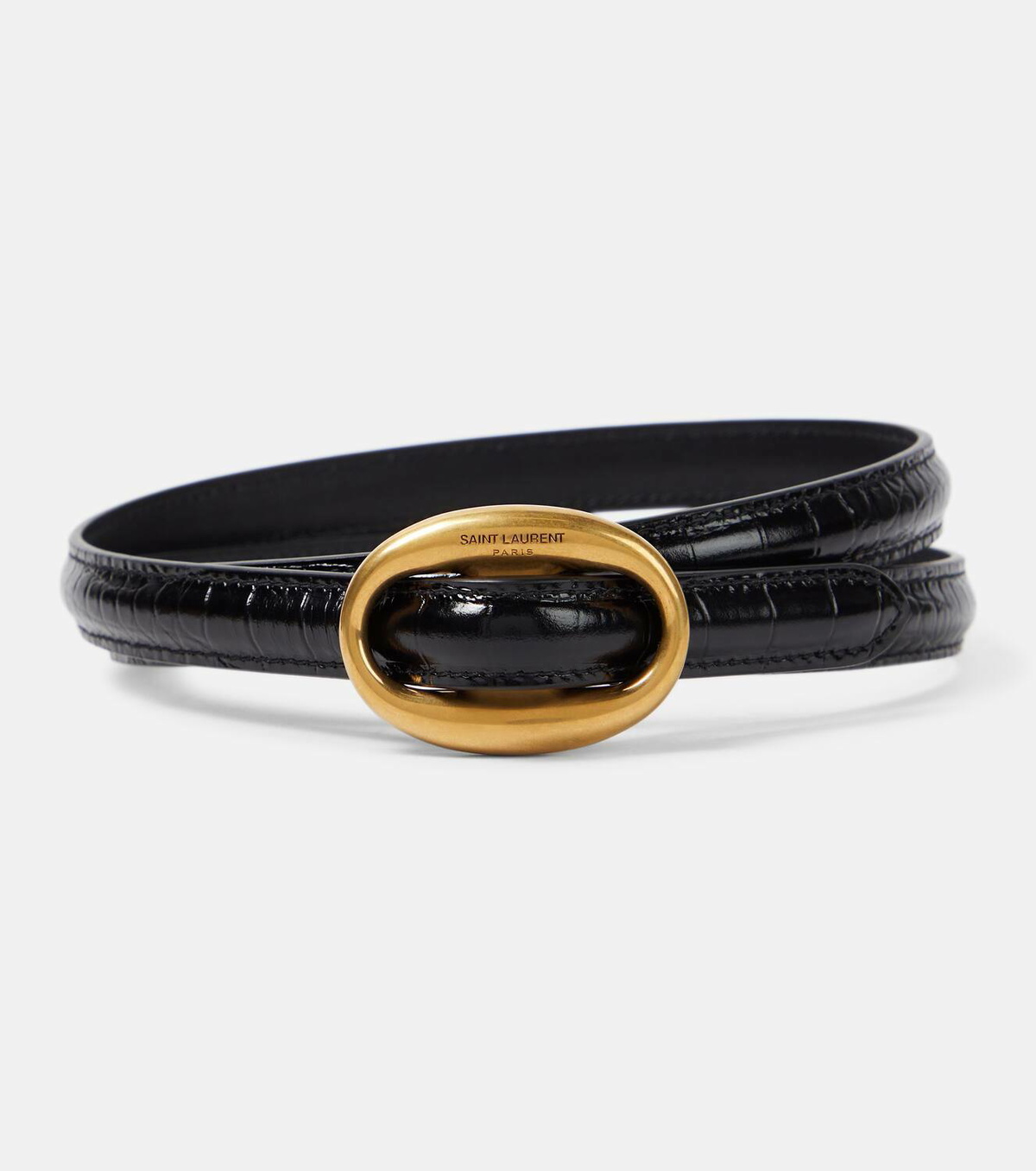 saint laurent wide belt