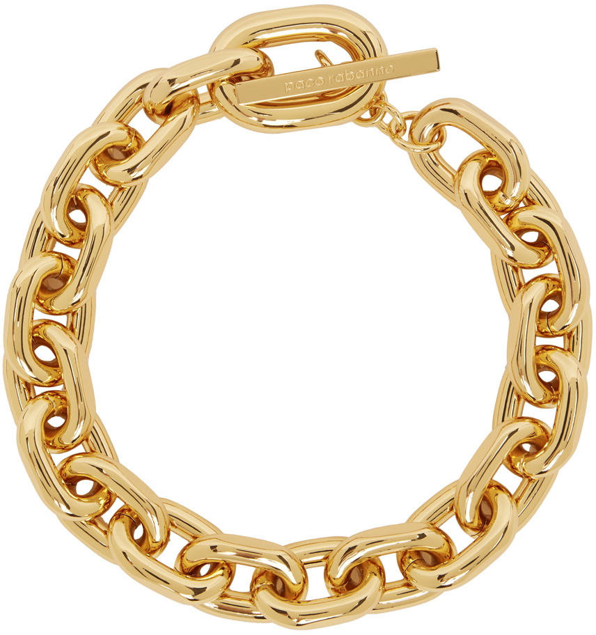 ネックレス・ペンダント Xl Link Neck Necklace - Paco Rabanne - Gold - l Gold and Silver oversized XL Link Necklace | Rabanne