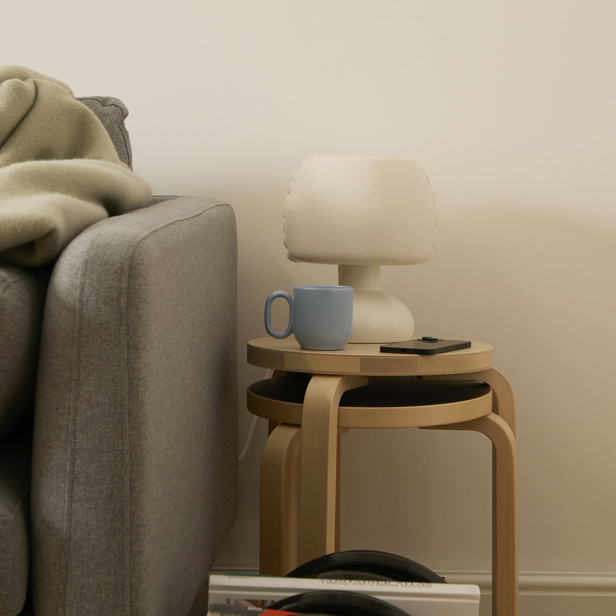 Home Studyo Freddy Lamp in Bone White 