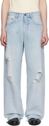 Golden Goose Blue Lived-In Effect Denim Jeans
