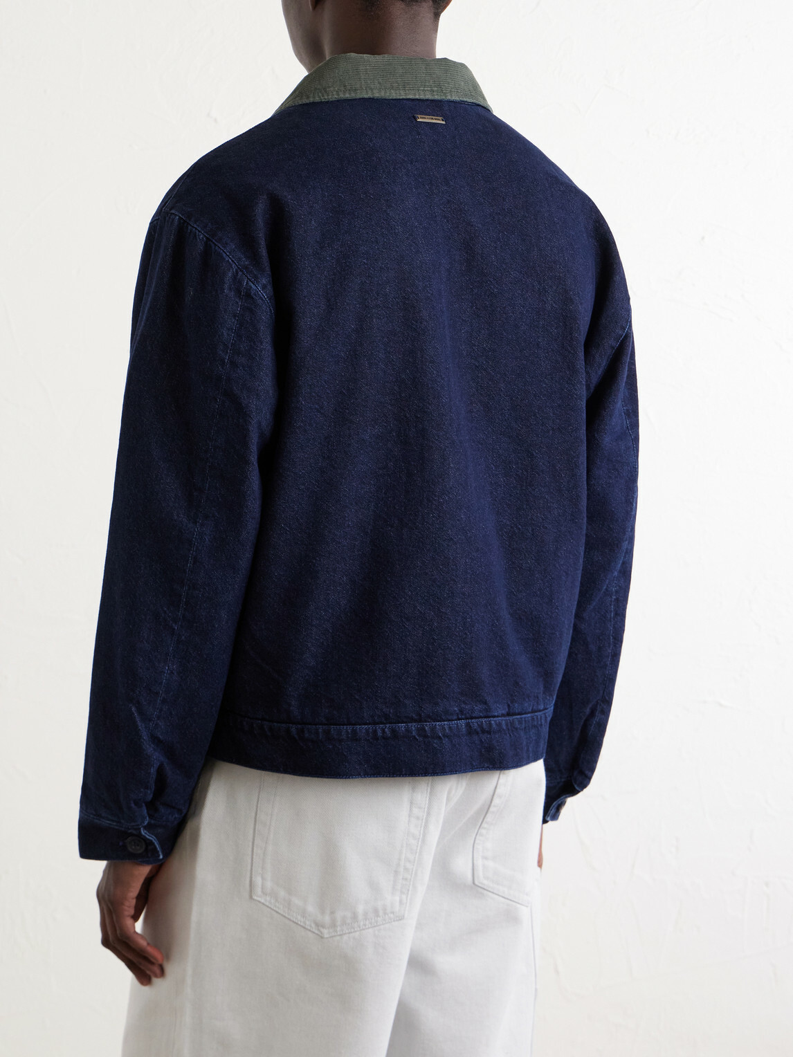Aimé Leon Dore - Corduroy-Trimmed Denim Jacket - Blue
