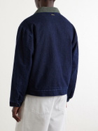 Aimé Leon Dore - Corduroy-Trimmed Denim Jacket - Blue
