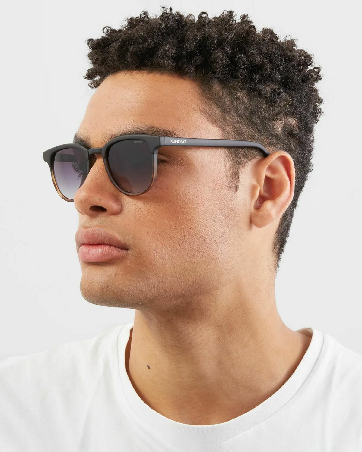 Komono Francis Matte Black/Tortoise Black Eyewear