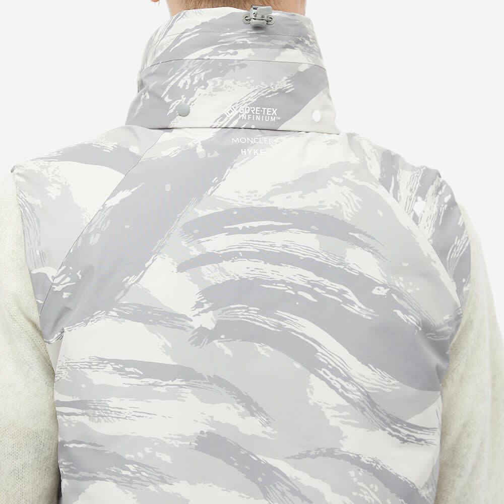 Moncler Men's Genius x HYKE Vanil Camo Print Vest in Grey Moncler