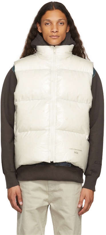 Photo: Undercover Off-White Down Puffer Vest